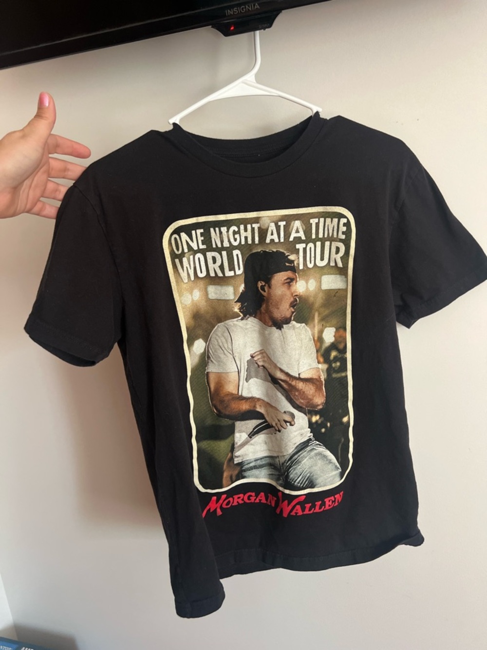 Black 'One Night at a Time' Tour Graphic Tee - Morgan Wallen